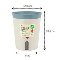 Dvisluoksnis Savaime laistomas hidroponika Gėlių vazonas Plastikinis Lazy Automatinis Vandenį Sugeriantys Augalai Vazonai Vazoniniai Sodinimo įrenginiai Biuras Pagrindinis puslapis S mėlyna