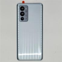 A+++ Glass Battery Cover For OnePlus 9RT Hard Back Door Lid Rear Housing Panel + Adhesive + Camera Lens sidabras