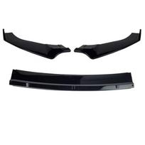 Fit for Volkswagen Golf 7/7.5 GTI RLINE R 2014-2020 3-Piece Max Front Lip Splitter Car Exterior Upgrade Accessory ABS Material Gloss Black