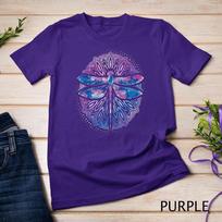 Dragonfly Yoga Meditation Prana Sacred Geometry Mandala T-Shirt Unisex T-shirt 5 XL