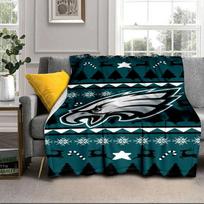 Philadelphia Eagles Portable Blanket/Soft Blanket Bedding Blanket Suitable for Travel Camping Living Rooms Offices Sofas Fan Gifts 75x90cm