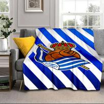 Real Sociedad Portable Blanket/Soft Blanket Bedding Blanket Suitable for Travel Camping Living Rooms Offices Sofas Fan Gifts 75x90cm