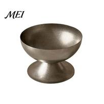Food Grade Dessert Bowl Stainless Steel Cup, Retro Ice Cream for Sundae, Lightweight Cup Reusable Parfait Goblet Pudding Fruit, Home Kitchen Use C