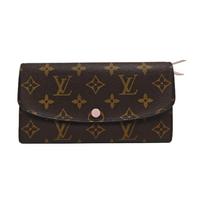 [Pre-Owned] Louis Vuitton Emilie Wallet 'Brown Monogram Canvas' - Excellent #6T8TPX ONE SIZE