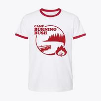 Camp Burning Bush T-Shirt Bad Counselors Red Ringer Tees Short Sleeve O-neck Fashion Unisex Tshirts Casual Fashion Graphic Merch S