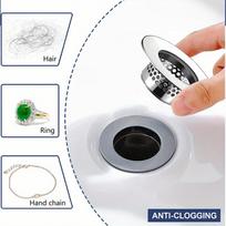 Stainless Filter – -Clog Sink Strainer for Bathroom, Toilet, Shower one size sidabras