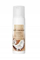 Eveline rich coconut pianka do mycia twarzy 150 ml, vegan 96% natury