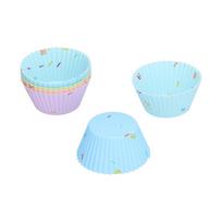 20pcs Food Grade Non-Stick Baking Molds Non Stick Reusable Baking Cups  Cupcake Making Round