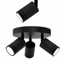 Plafon sufitowy czarny ruchomy led gu10 spot reflektor regulowany punktowy