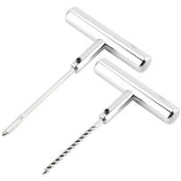 2PCS Spiral Reamer Tire Repair Kit T-Handle Tyre Repairing Tool  Roadside Emergency Tire Repair sidabras