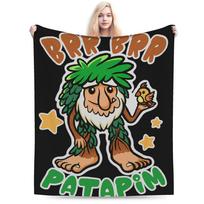Halloween Italian Brainrot (3) Warm Soft Blankets Decorative Plush Throw Blanket Print Outdoor Flannel Bedspread Sofa Bed Cover Size: 75*100cm, Weight: 230 GSM