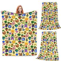 Stardew Valley Animals Blankets Soft Warm Flannel Throw Blanket Bedding for Bed Living room Picnic Travel Home Couch Size: 75*100cm, Weight: 230 GSM