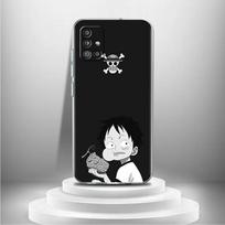 Skaidrus dėklas Samsung Galaxy A52 A12 A51 A32 A21s A71 A32 A22 50 A70 A31 A72 5G telefonui Viengubas Berniuko Anime Samsung A73 5G