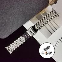 Prabangi titano apyrankė skirta Apple Watch Ultra 2 49mm 45mm 41mm 44mm 40mm 38mm vyriškas verslo dirželis, skirtas iWatch Series 9 8 7 6 SE 5 4 42mm apyrankei 38MM 40MM 41MM sidabras