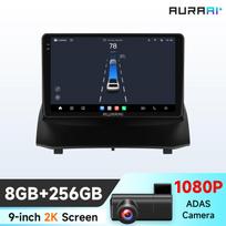 Hizpo 2K Screen Wireless Apple Carplay Android Auto for Ford Fiesta VI SYNC Car Radio Infotainment Multimedia IntelligentPlayer GPS Bluetooth Stereo S8 8Core 8G 256G9inch ADASC2