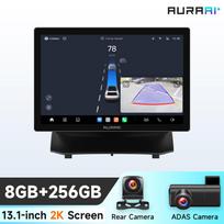 Hizpo 2K Screen Wireless Apple Carplay Android Auto for Ford Fiesta VI SYNC Car Radio Infotainment Multimedia IntelligentPlayer GPS Bluetooth Stereo S8 8Core 8G 256G13.1inch AHDC1,ADASC2