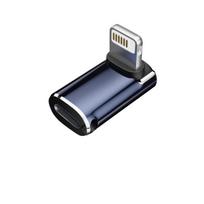 Type-c Female To Lighting Adapter Compatible For Ios Mobile Phone Cable With Emarker Chip 27w Stereo elbow lighting