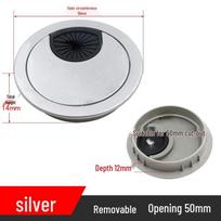 Desk Cable Grommet Cover: Desktop Cable Management and Decorative Ring for Round Hole Openings