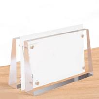Acrylic Display Stand Clear Sign Holder Stylish Card Tags  Home Decor