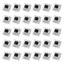 ITLY Mechanical Keyboard with Customizable Switches (Blue, Red, Black, Brown) and Keycap Puller Set Black Switch 50 pcs + 1 Metal Keycap Puller