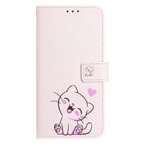 Coloured Drawing Wallet Case for ZTE Optus X Pro 2 X Value A73 A56 A55 A53 A52 A36 A35E A35 Luxury Stand Card Flip Phone Cover ZTE Blade A35 A55