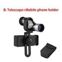 8x20 HD naktinio matymo mini kišeninis priartinimas monokuliarinis nešiojamas lauko teleskopas, skirtas medžioklei stovyklavimui alpinizmo žygiui paukščių stebėjimui Telescope and bracke