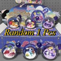 My Small Pony Blind Box Dream Magic Drift Bottle Series Fluttershy Rarity Rainbow Dash Applejack Pinkie Pie Model Children Gifts
