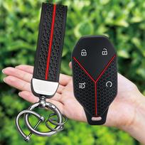 Silicone Car Key Case Keychain for BYD Formula Leopard SUPER 5 Ultra 8 Titanium 3 9 Fang Cheng Bao Shell Holder Fob Accessories