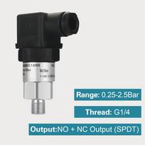 Adjustable Pressure Switch for Water Pumps Air Pressure Hydraulic Oil Stainless Steel Diaphragm Design 0.25-2.5bar