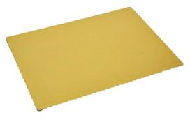 Podkład Pod Tort 36X46 Cm  Mega Sztywny Złoty Karbowany