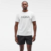 [hoka] [NEW] Hoka Men's Core Logo CTN SS Tee 1174750-WHT XS