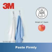 3M Transparent Double-Sided Tape Strips, Strong Adhesive without Nails, Invisible Replacement Strips, Hook Strong Adhesive, Small Size, 24 Pieces