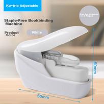 KW-Trio Handheld Stapler, Student Stapler, Small Size, Needleless, Labor-Saving Binding, Office Stationery, for 4 Pages