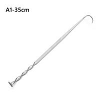 Grill Accessories BBQ Food Flipper Stainless Steel Barbecue Turners Hooks New BBQ Grill A1-35cm