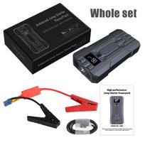 Car Jump Starter 3000A Peak 10000mAh 12V Auto Booster Battery Charger Jumper Box with Display Standard clamp
