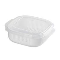 Rice Sub Packaging Fresh-Keeping Box Frozen Heated Microwave Oven Vegetable Rice Fruit Separate Packaging Box Kitchen Tools