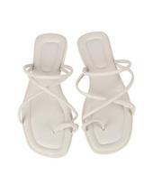[VANAKE] Strap Cross Slippers [VB36ASQ311Z] BLACK(BK)-5(235)
