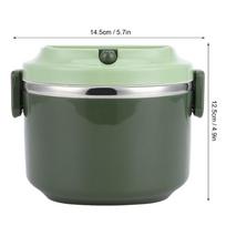 Single Layer1L Insulated Lunch Box Thermal Bento Lunch Box  For Adults 1 Layer