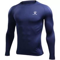 Kelme Men'S Running T-Shirts Compression Shirts Bodybuilding Sports Tights Long Sleeves Exercise Workout Fitness 3891113 Asian-M(EU S)