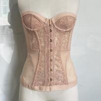 Spicy Girl Sexy Tight Corset Sexy Lace Patchwork See Through Top Sleeveless Off-Shoulder Summer Fashion Women Street Trendy Tank S