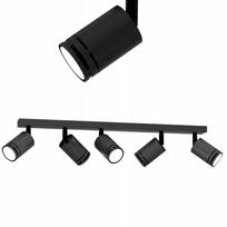 Plafon sufitowy czarny ruchomy led gu10 spot reflektor regulowany punktowy