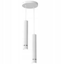 Lampa wisząca sufitowa tuba zwis metal gu10 led sopel 2-pkt