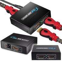 Splitter hdmi 1x2 fullhd 1080p rozdzielacz rozgałęźnik powielacz obrazu