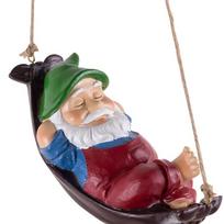 Folulus sodo sūpynės lapų kratytuvas Gnome namų kiemo kiemo figūrėlių dekoravimas One Size raudona