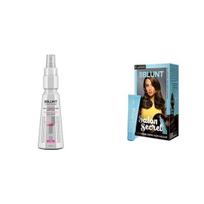 BBLUNT Hot Shot Heat Protection Mist 150Ml | Salon Secret Chocolate Dark Brown Hair Colour 100G Spray gray