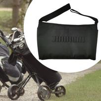 Golf Cart Bag Carrier Large Capacity Spacious Pouch Back Zipper Pocket with Handles Opened