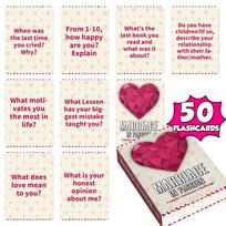 Couple Card 50 Piece Romantic Conversation Cards Fun Game Night Activities Adult Family Relationship Engagement Date Night Entertainment