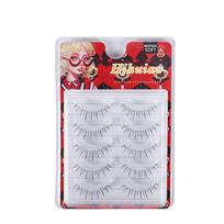 Barbie Comic Eye False Eyelashes - 5 Pairs, Soft Simulation, Little Devil Black Stem