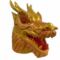 Japanese dragon mask Adult size auksas