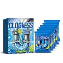 Toilet sewer odor removal, pipeline maintenance to prevent blockage and remove powder,kitchen drainage pipe oil unclogging agent 1 box
